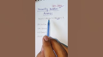 Analogy Reasoning Questions| Tricky Ques| #shorts #ssccgl #reasoningtricks #sscchsl