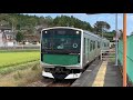 JR烏山線　映像撮影試運転列車　鴻野山駅通過  20181017