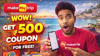✈️ MakeMyTrip Coupon Code Today 🌍🔥 Flight & Hotel Deals 💸 Up To ₹500 OFF 😱 Secret Travel Offers 2026 screenshot 5