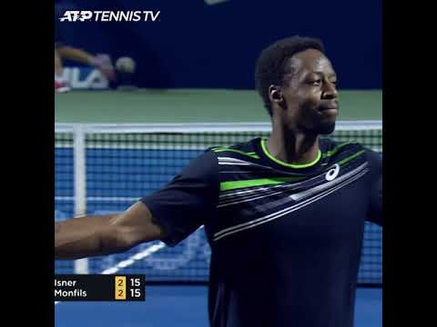 Gael Monfils INSANE Trickshot Winner 🤩 #Shorts