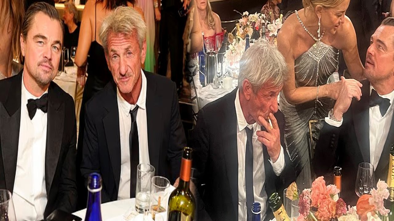 Шон Пенн был замечен курящим за своим столиком во время церемонии вручения премии «Золотой глобус...