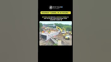 🇳🇱 Netherlands Built a Highway Tunnel in Just 48 Hours! 🚧🔥 | Unbelievable Engineering Speed 🤯