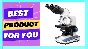 AmScope Supplies 40X-2500X LED Lab Binocular Compound Microscope w