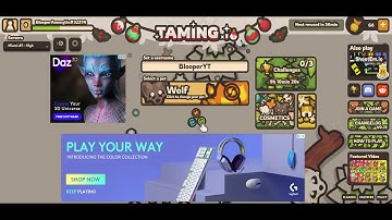 The taming.io Christmas update glitched on me!