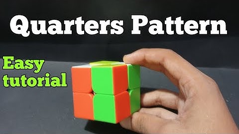 "QUARTERS PATTERN" On the 2x2 Rubik