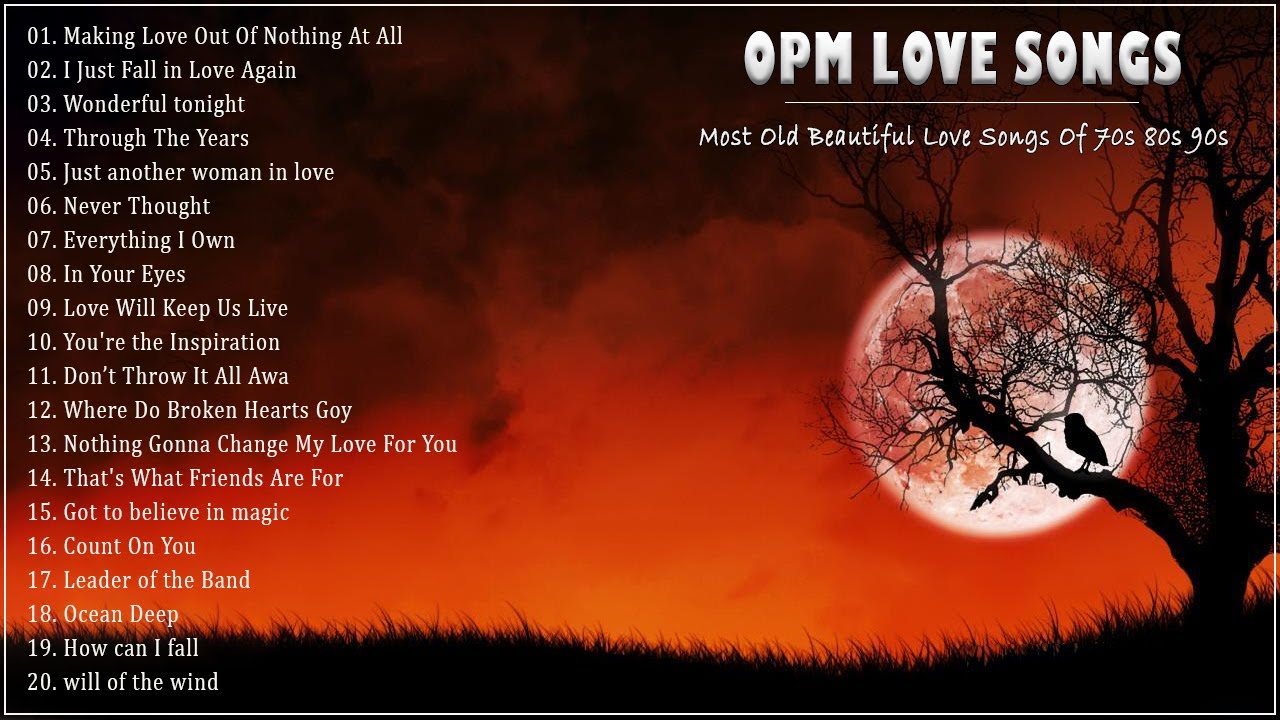 ⁣OPM Love Songs - Nonstop Old Song Sweet Memories 70s 80s 90s - Best Soft Songs Of All Time