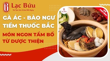 GÀ ÁC BÀO NGƯ TIỀM THUỐC BẮC NHÀ HÀNG LẠC BỬU - MÓN NGON TẨM BỔ TỪ DƯỢC THIỆN