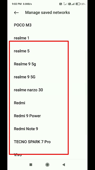Wi-Fi Manage Saved Networks Name Delete | Setting Wi-Fi | Redmi 8 | 2022 #shorts #viral