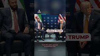 Trump says he will remove Syria from the state sponsor of terrorism list