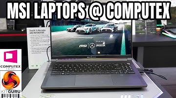 Computex 2023: MSI Laptop showcase - MERCEDES AMG!