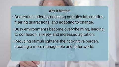 How Can Simplifying Surroundings Help Agitated Loved Ones?