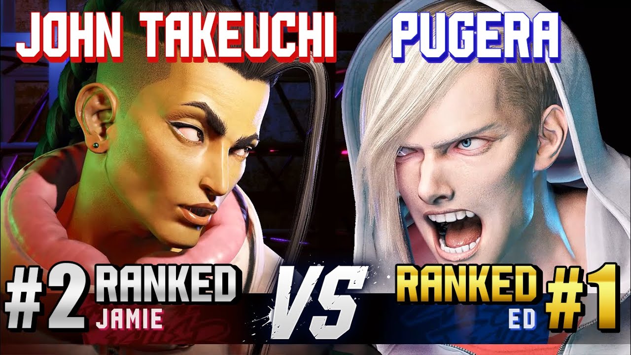 SF6 ▰ JOHN TAKEUCHI (#2 Ranked Jamie) vs PUGERA (#1 Ranked Ed) ▰ High Level Gameplay