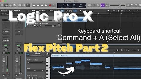 Logic Pro X | Flex Pitch - part 2