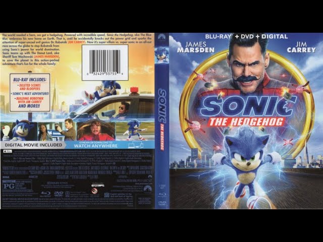 Dvd - Sonic O Filme 2020 Original