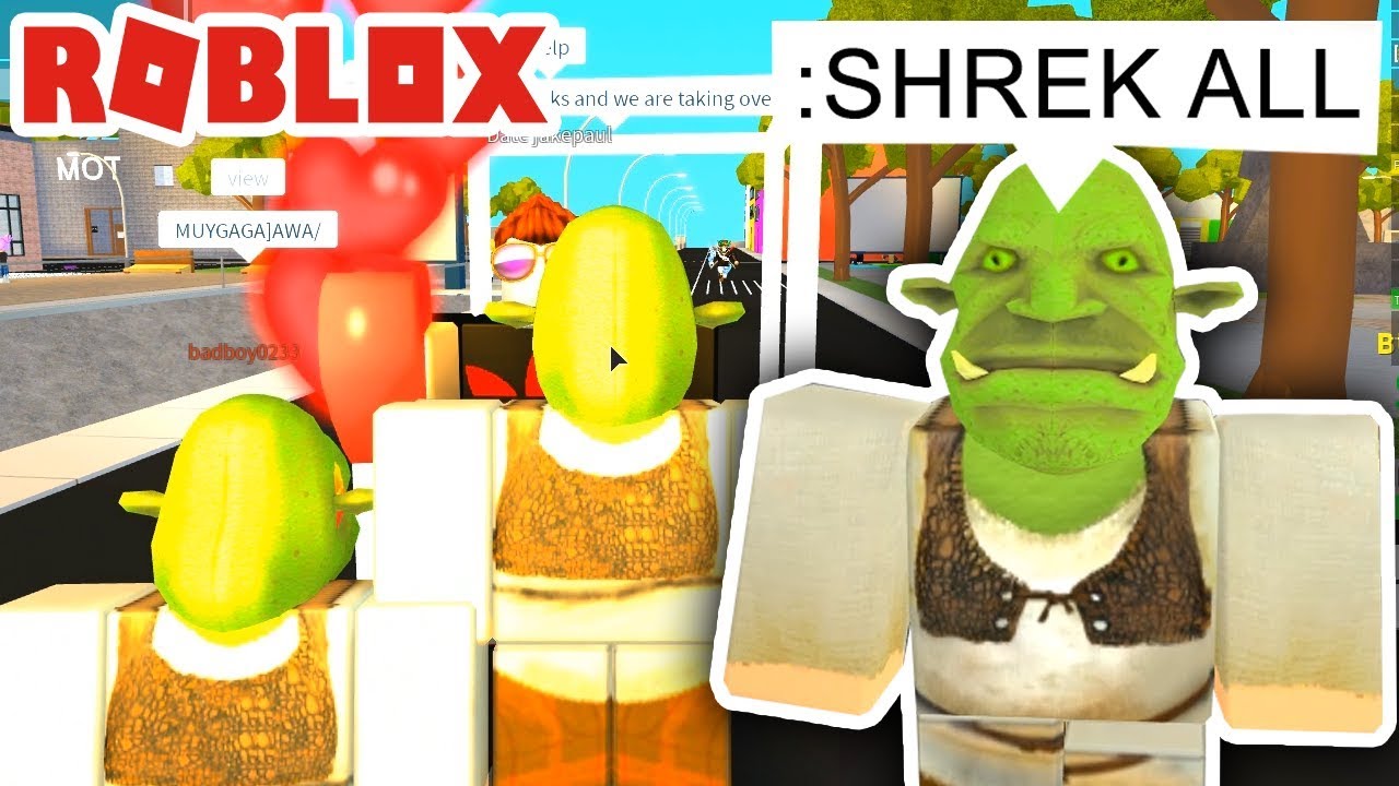 Shrek Takes Over Roblox With Admin Commands Youtube - shrek roblox