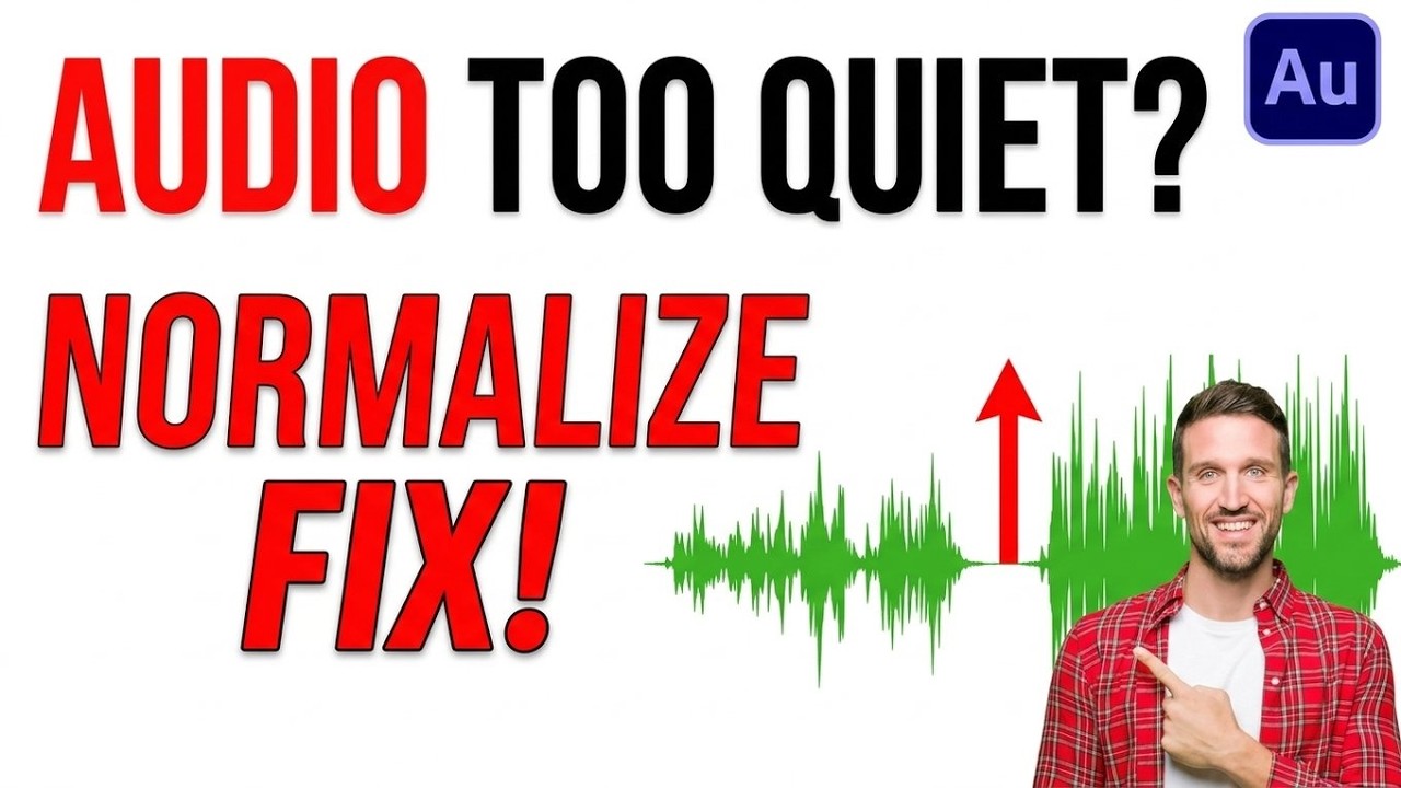 Normalize Audio in Adobe Audition: The First Effect You Should Master