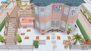 The sims freeplay|สร้างบ้านสไตล์สาวหวาน?