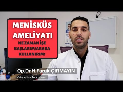 Menisküs Ameliyatı Sonrası İşe Başlamak ve Araba Kullanmak