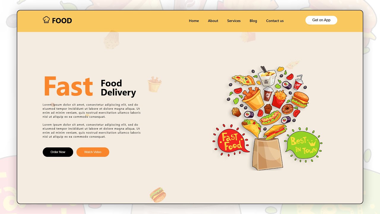 How To Make Animated Website Design Using HTML And CSS Step By Step ...