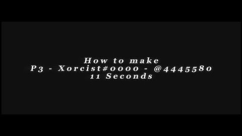 Transformice | How to make | Xorcist - 4445580 | 11 seconds