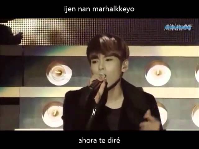Super Junior KRY loving you sub español+romanización Special Winter Concert acordes