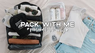 Minimalist PACK WITH ME (Personal Item Only) ✈️ | Travel Essentials + Packing Tips screenshot 2
