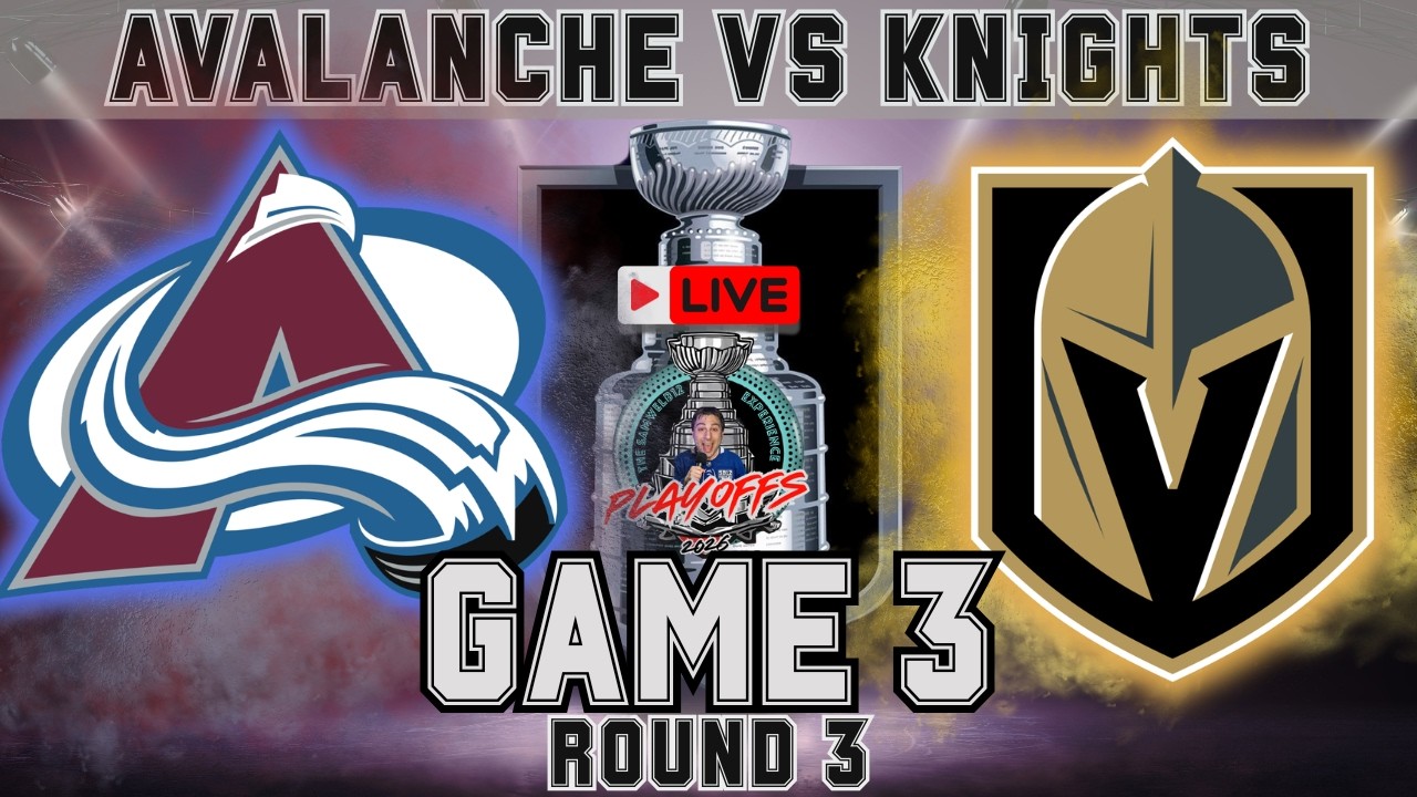Colorado Avalanche vs Vegas Golden Knights LIVE NHL Stanley Cup Playoffs Game 3 Reactions!