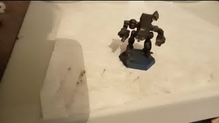 My first painted Battlemech' (Updated video)