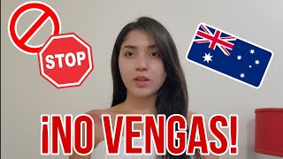 10 RAZONES PARA NO VENIR A AUSTRALIA 🇬🇸 | Nicolisa