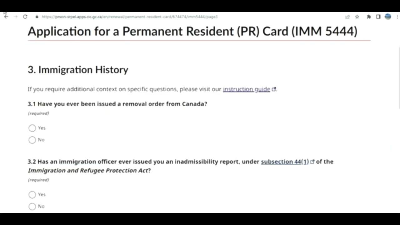 How To Replace Renew Apply Canada PR Card Online On Canada PR Portal