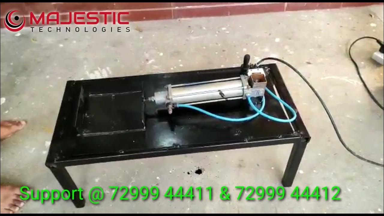 FABRICATION OF PNEUMATIC VICE / PNEUMATIC JOB CLAMPER / MECHANICAL MINI PROJECT CENTRE YouTube