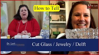 Valuing American Brilliant Cut Glass, Delft, Remington, Costume Jewelry, Vase & Plate | Ask Dr. Lori