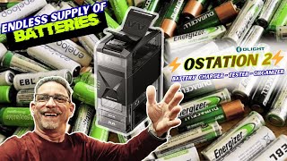 RECHARGE Your Batteries with EASE! Save Money & Recharge Your Batteries | OSTATION 2 Battery Station