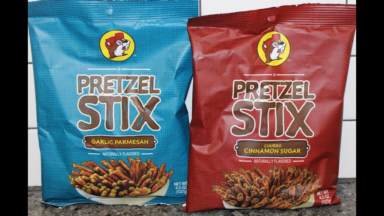 Bucee’s Pretzel Stix Garlic Parmesan & Churro Cinnamon Sugar Review