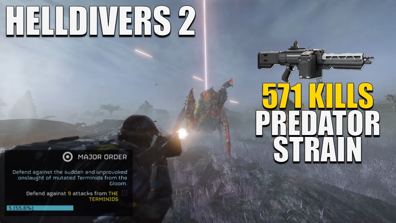 HELLDIVERS 2 | 571 Kills using Stalwart & Sentry Combo | Hardest ...