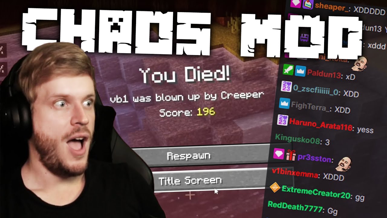Amikor a CHAT szivat! - Minecraft CHAOS MOD