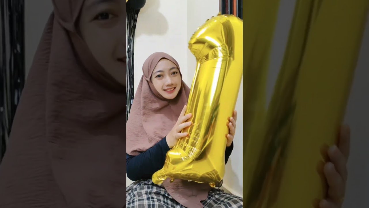 Cara meniup balon foil 