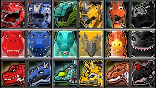 Dino Trux + Dino Picnic + Dino Robot Corps - T-Rex/Euoplo/Stego/Spino/Tricera/Bronto/Brachio/Megalod
