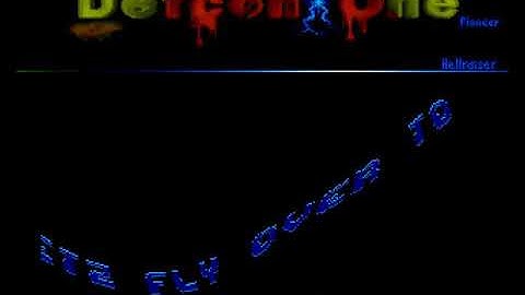 Defcon One   PowerCut Informer HYPERSPIN AMIGA INTRO CRACKTRO DEMO COMMODORE NOT MINE VIDEOS