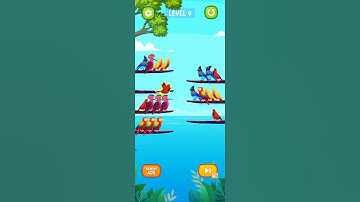 Bird Sort Puzzle: 🐦🦜Level #9 Gameplay (Android, iOS) #Youtube  Shorts #PlayGo!