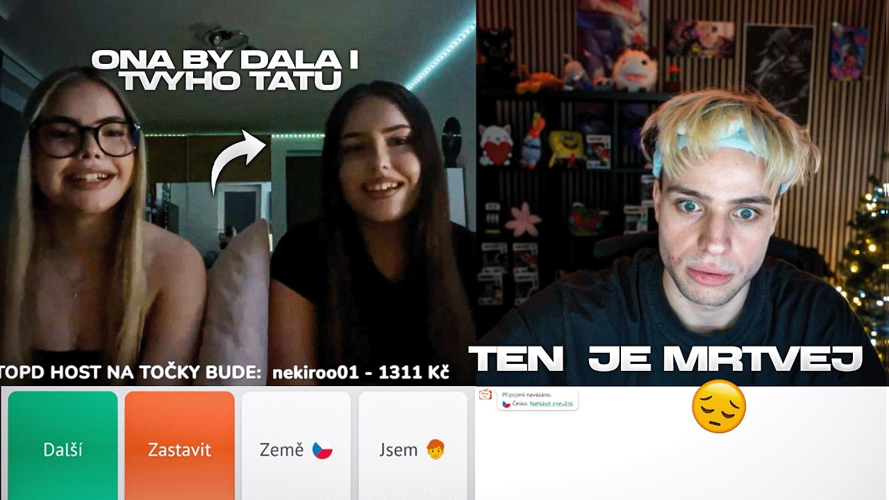 TAK TYHLE HOLKY BYLY OSTRÝ.. 😳 (OMEGLE)