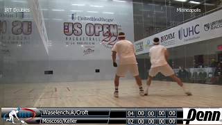 2017 US OPEN: Doubles Quarterfinal: Waselenchuk/Croft vs. Moscoso/Keller