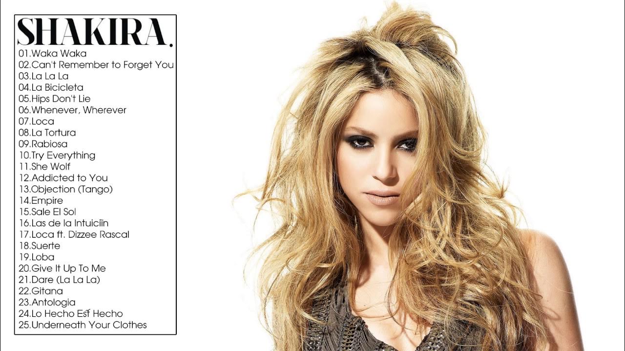 Shakira Greatest Hits Full ALbum Live Cover 2017 - YouTube