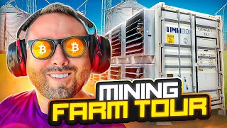 I Visted a CRAZY TEXAS BITCOIN Mining Farm! Mining Kaspa, Bitcoin and Kadena!