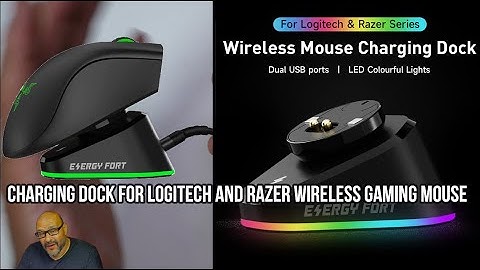 Charging Dock for Logitech and Razer Wireless Gaming Mouse