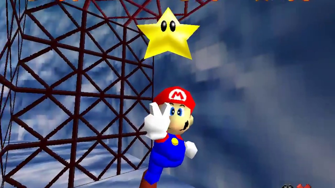 Super Mario 64 Walkthrough 96 Collect the Caps… YouTube