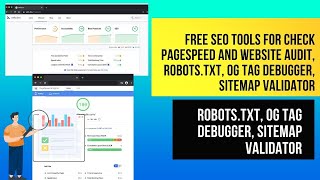 Free SEO Tools | Free SEO Tools for Pagespeed and Website Audit, robots.txt, sitemap validator