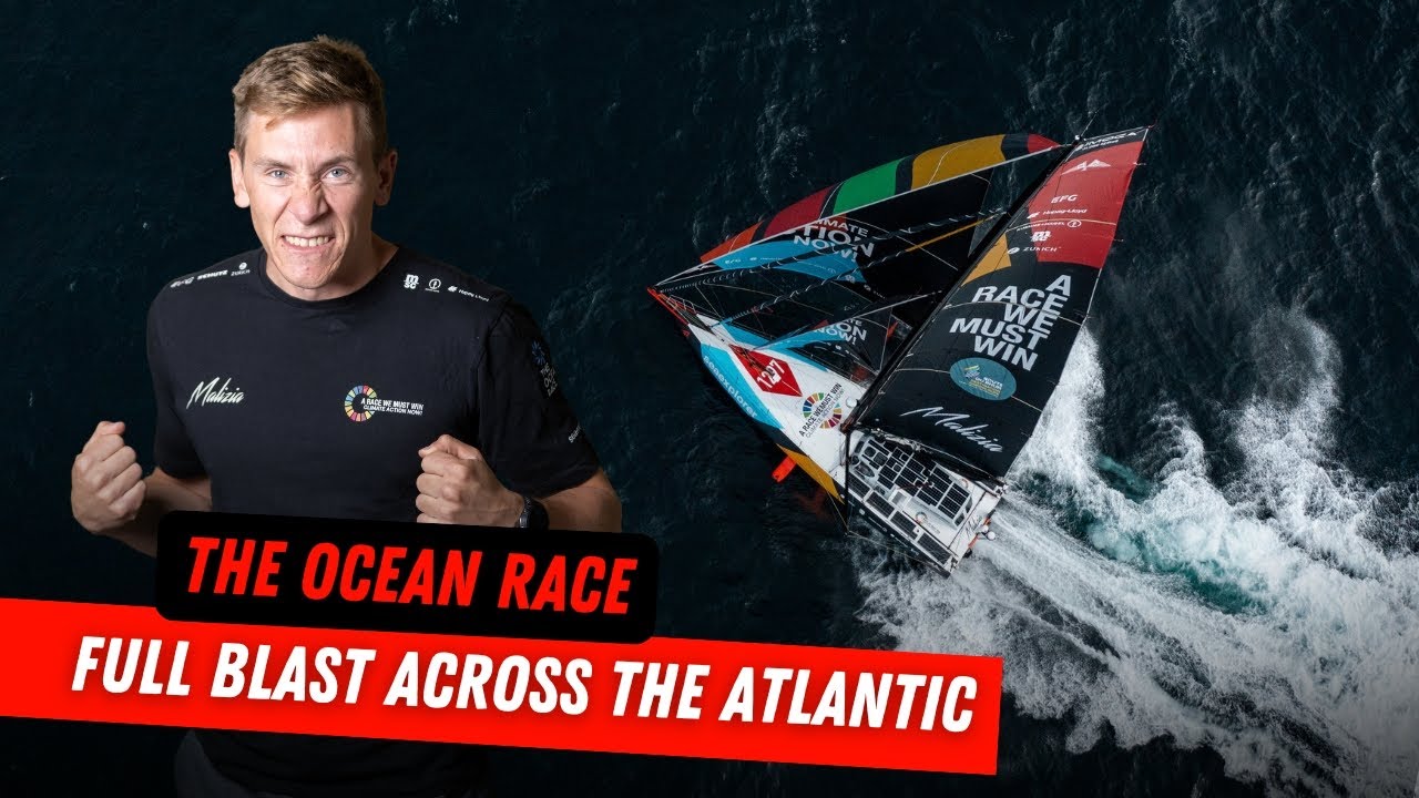Full Blast Across the Atlantic 🚀 - Day 3 - Leg 5 - The Ocean Race - Newport to Aarhus
