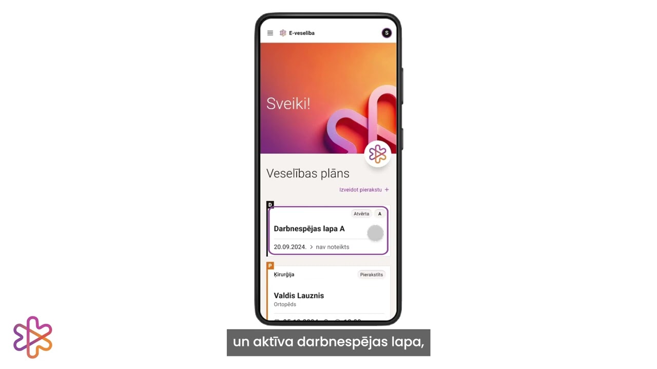 E-veselības nākotnes vīzija. Sigis gatavojas ceļgala operācijai.