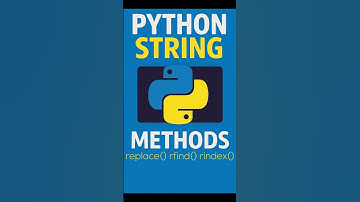 Speedrun: Python replace(), rfind(), rindex() Explained Fast! #learnpython #pythonstring #coding